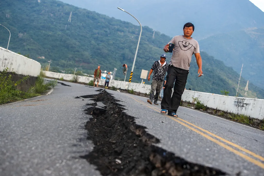 földrengés, tajvan 