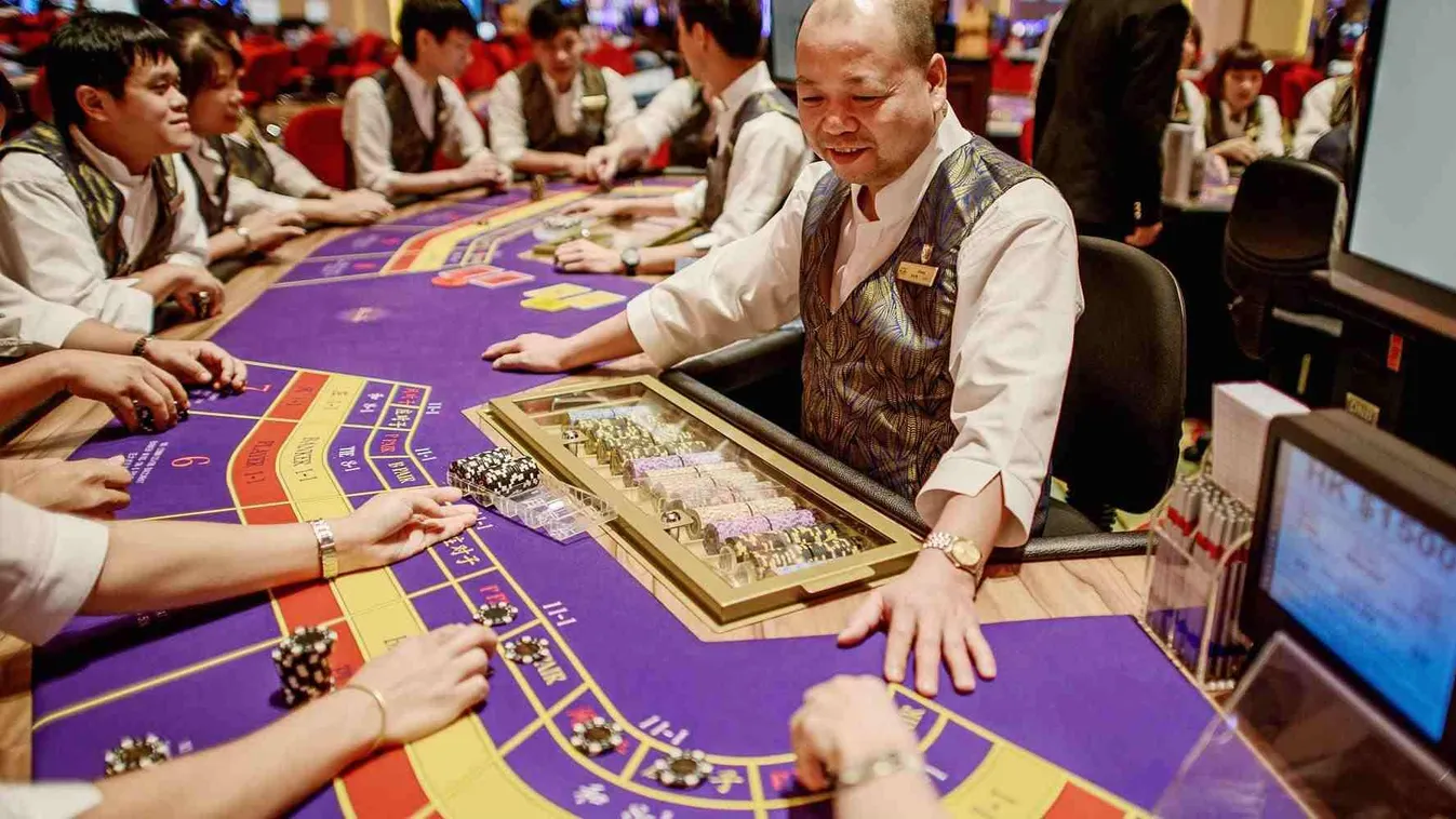 Ázsiai szerencsejáték központja Makaó  kaszinó 