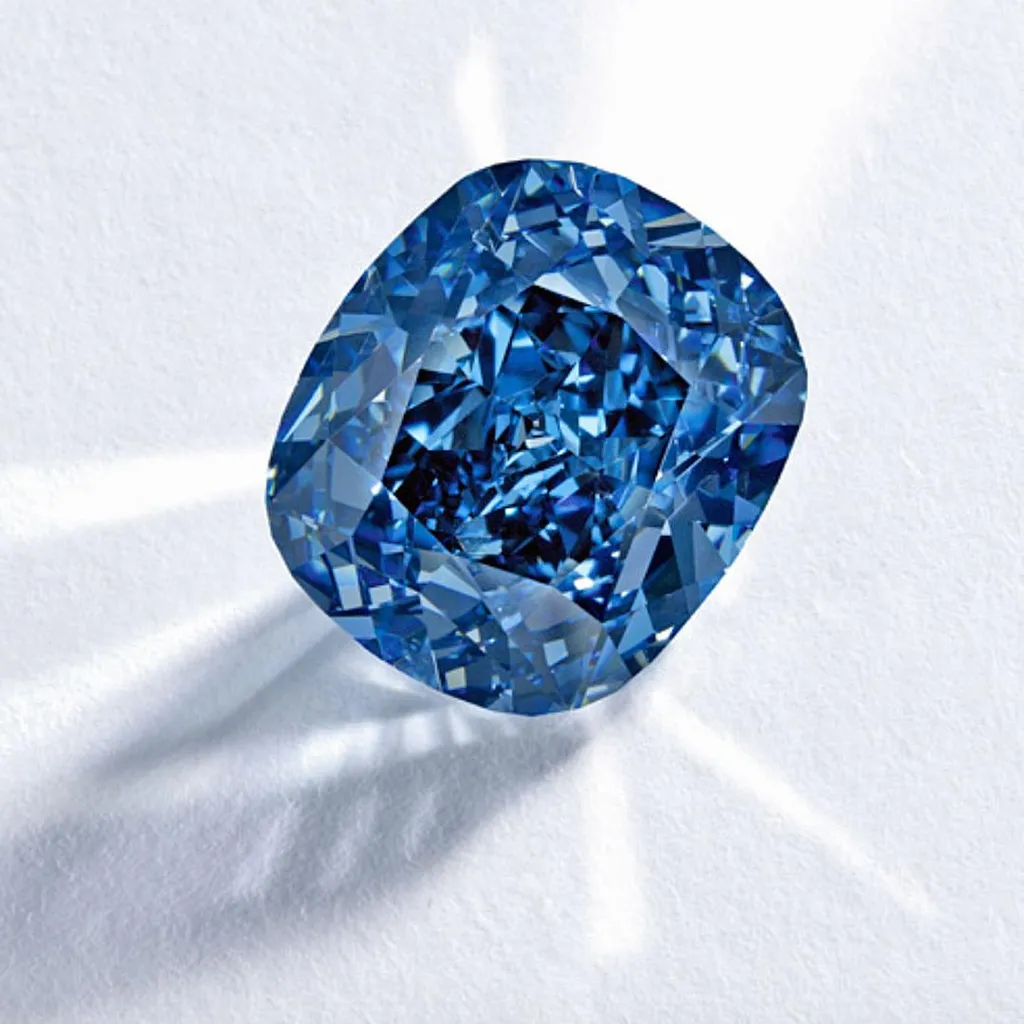 A világ legdrágább gyémántjai, galéria, 2021, 8. The Blue Moon of Josephine: $48.4 million 