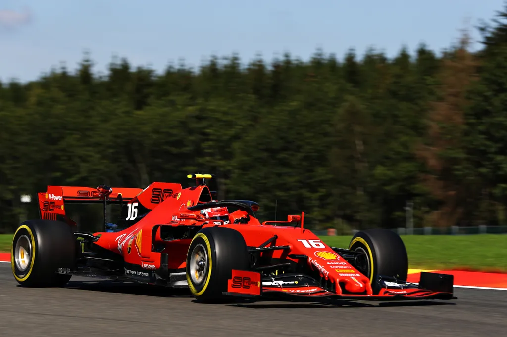 Forma-1, Belga Nagydíj, péntek, Charles Leclerc, Ferrari 