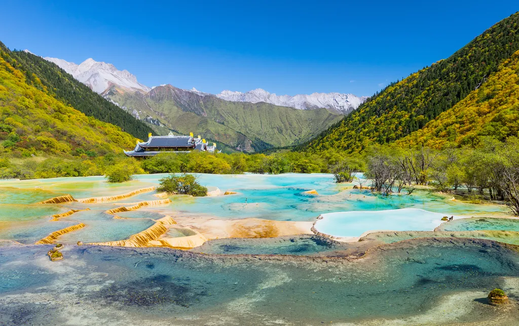 Huanglong, Huanglung, Kína 