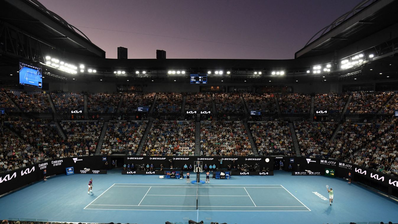 tennis Horizontal, Danyiil Medvegyev, Rafael Nadal, Australian Open 