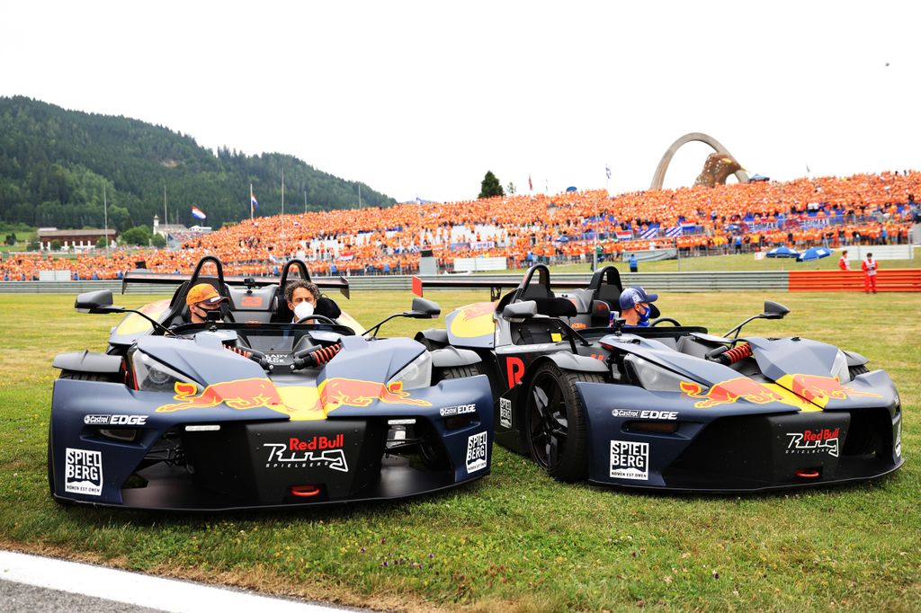 Forma-1, Osztrák Nagydíj, Max Verstappen, Red Bull, KTM X-Bow 