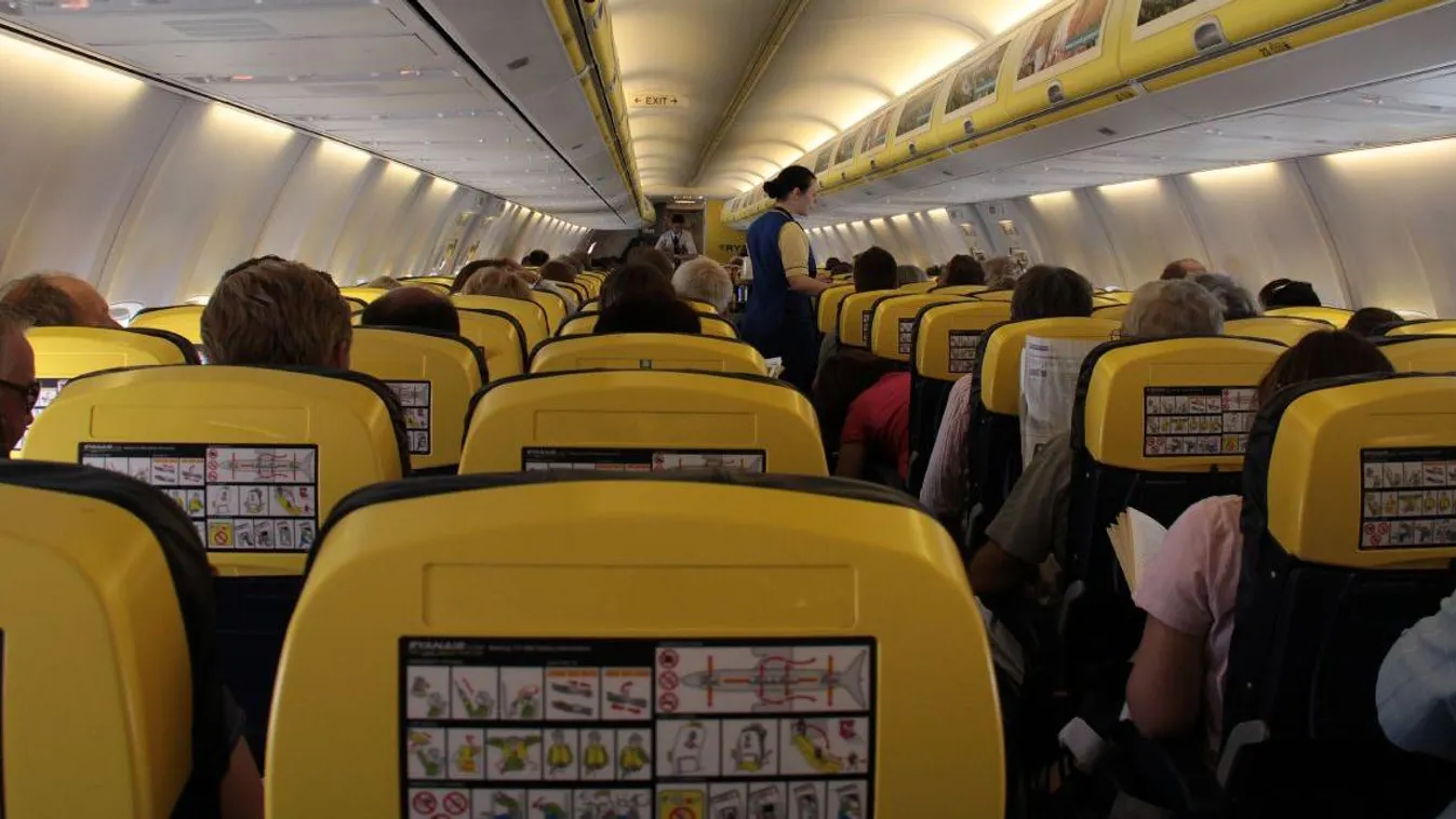 Ryanair fedélzet belső 