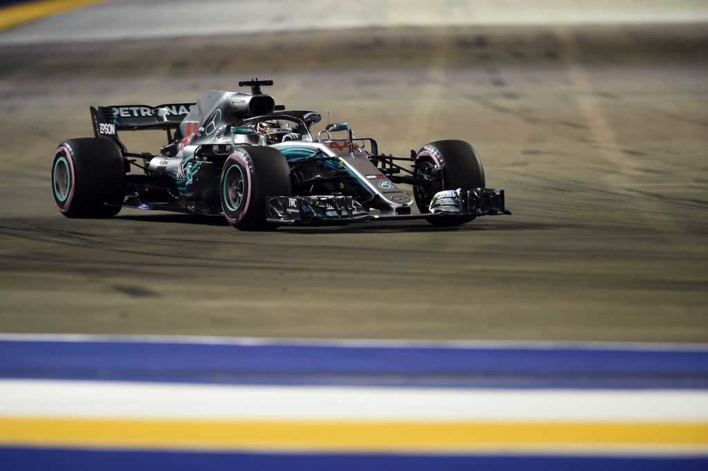 A Forma-1-es Szingapúri Nagydíj szombati napja, Lewis Hamilton, Mercedes-AMG Petronas 