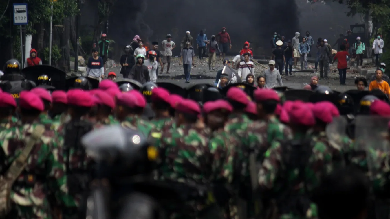 Indonézia, tüntetés, Jakarta 