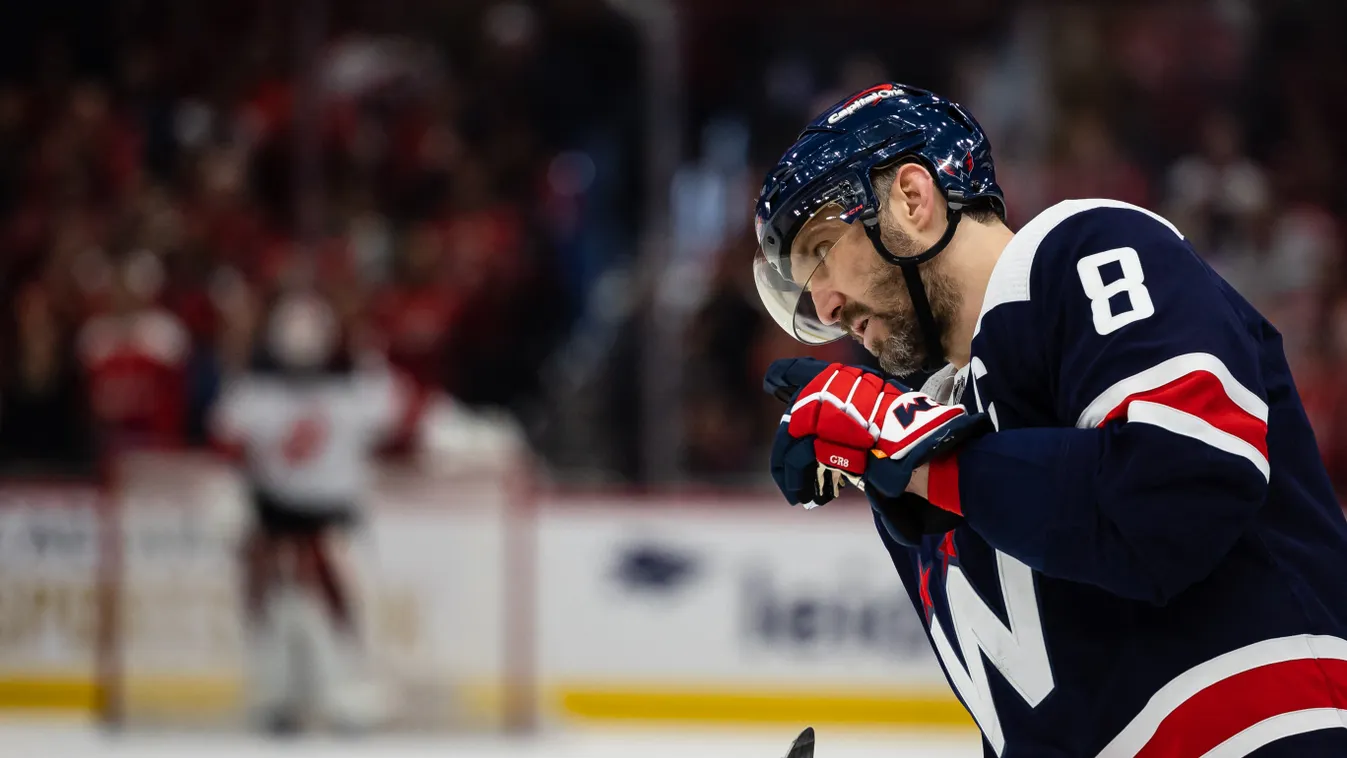 New Jersey Devils v Washington Capitals GettyImageRank2 Color Image national hockey league hockey nhl Horizontal SPORT ICE HOCKEY, Alekszandr Ovecskin 