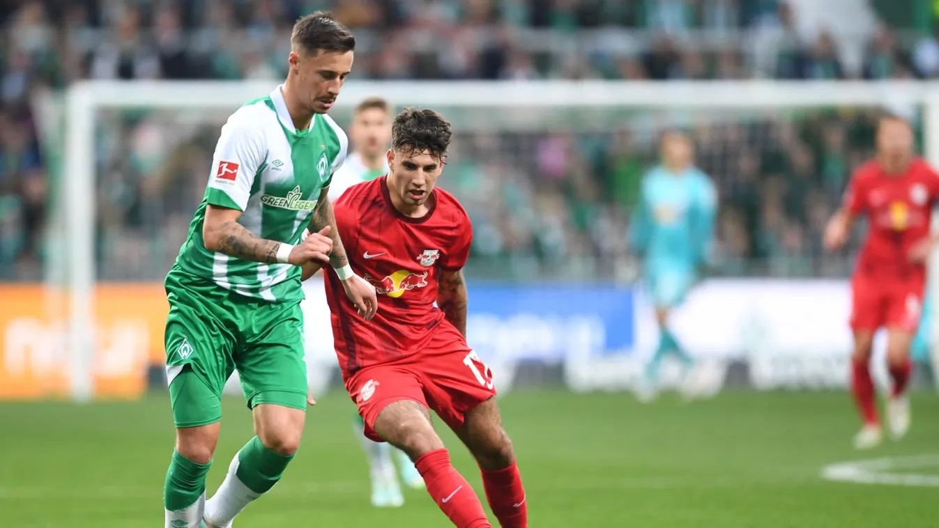 Werder Bremen - RB Leipzig Sports soccer Bundesliga Group Fabian Schnellhardt (SV Darmstadt 98) Horizontal 