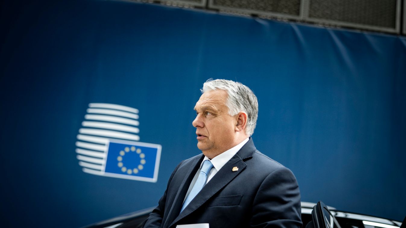 ORBÁN Viktor, EU-csúcs Brüsszelben, 2023.06.29. 