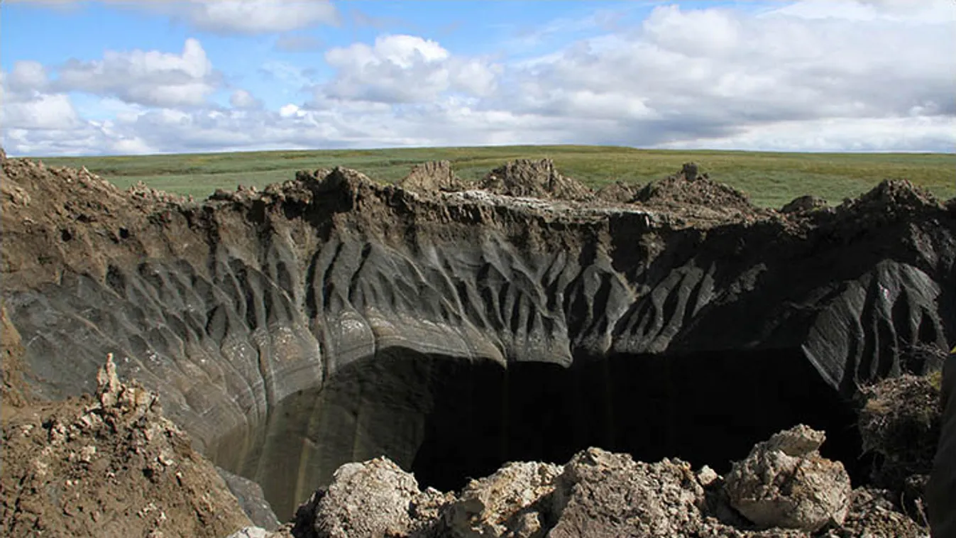 Jamal-félsziget, Szibéria, kráter 