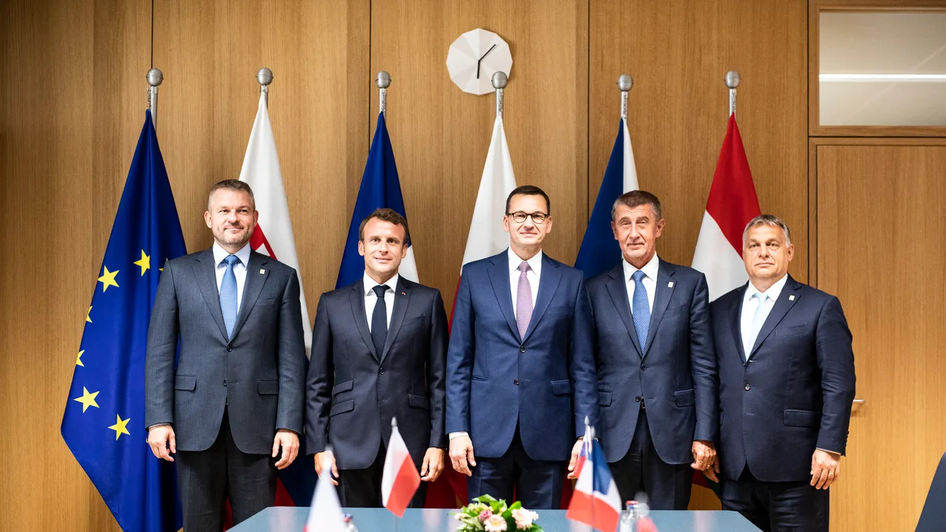 PELLEGRINI, Peter; MACRON, Emmanuel; ORBÁN Viktor; MORAWIECKI, Mateusz; BABIS, Andrej 