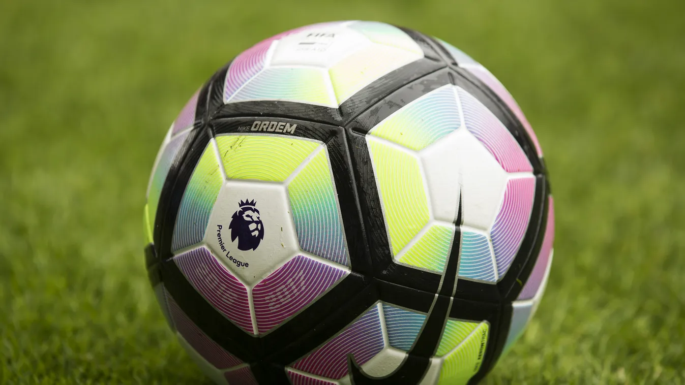 Horizontal ILLUSTRATION FOOTBALL SOCCER BALL LOGO CLOSE-UP, Premier League 