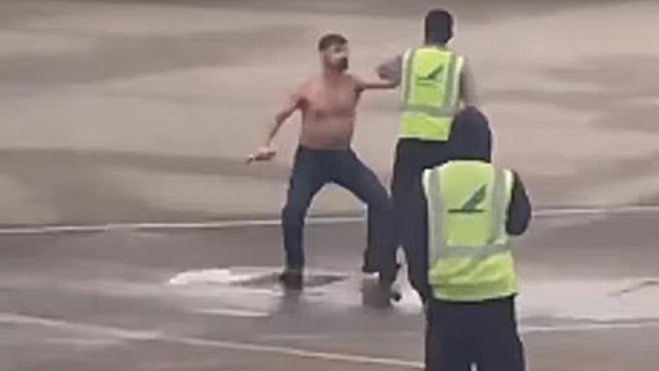 verekedő utas a Charlotte Douglas nemzetközi repülőtéren 