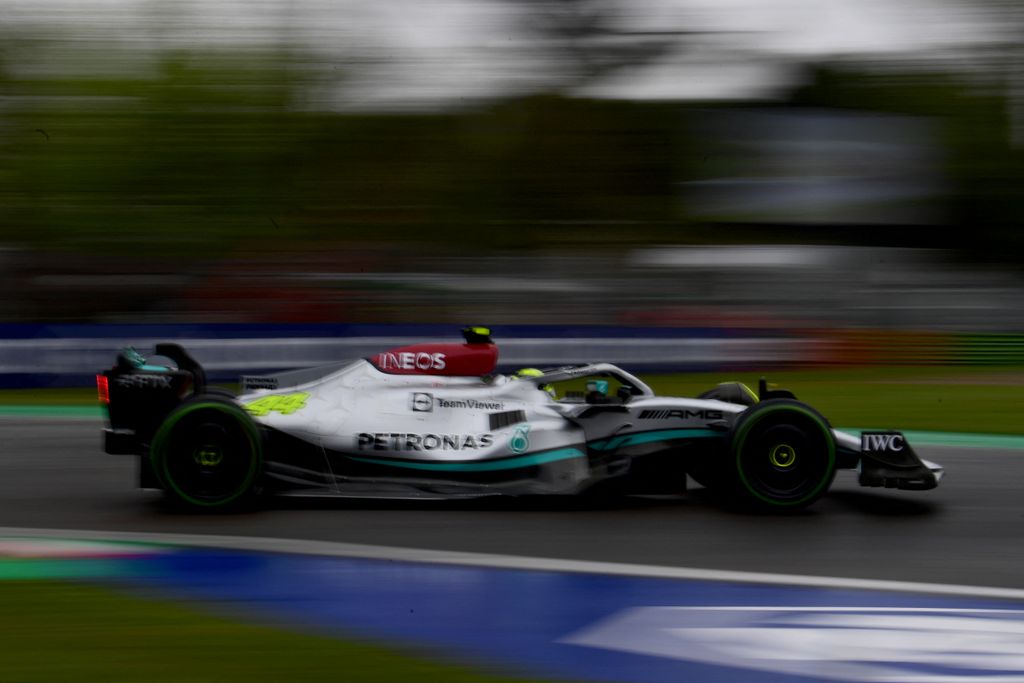 Forma-1, Lewis Hamilton, Mercedes, Emilia Romagna Nagydíj 2022, péntek 