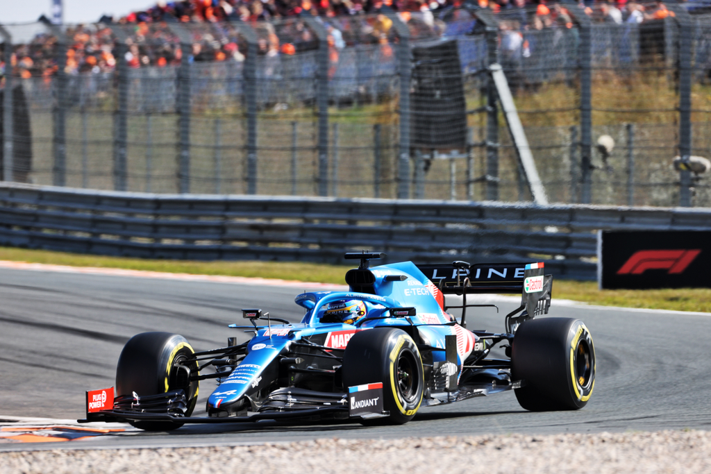 Forma-1, Fernando Alonso, Alpine, Holland Nagydíj 2021, szombat 