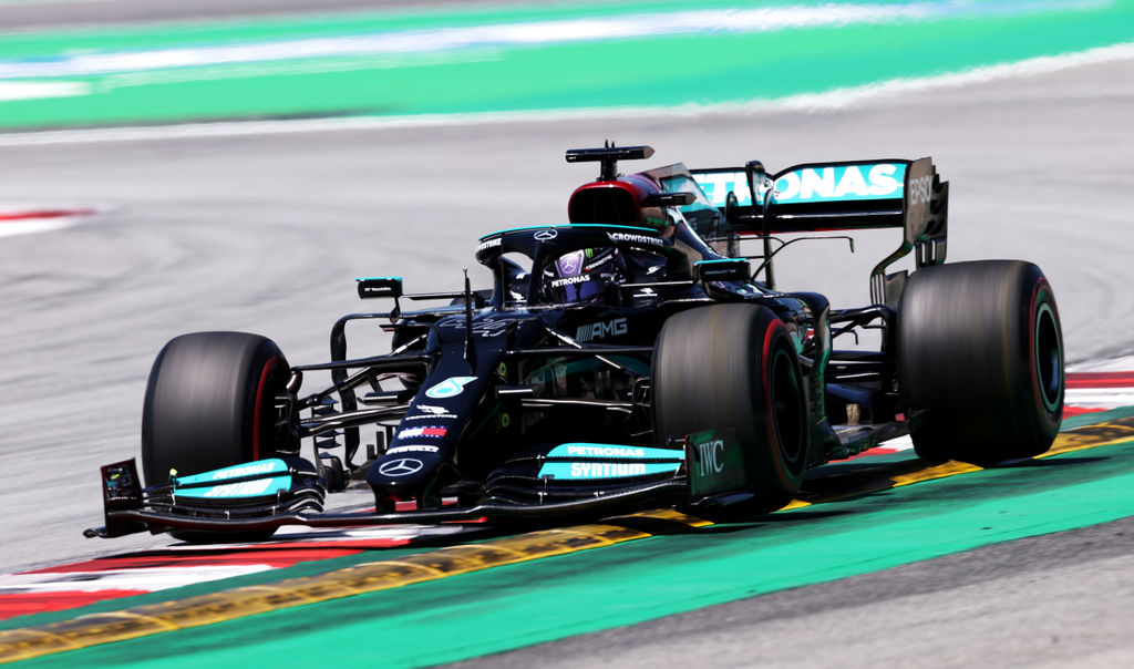Forma-1, Lewis Hamilton, Mercedes, Spanyol Nagydíj 2021, szombat 