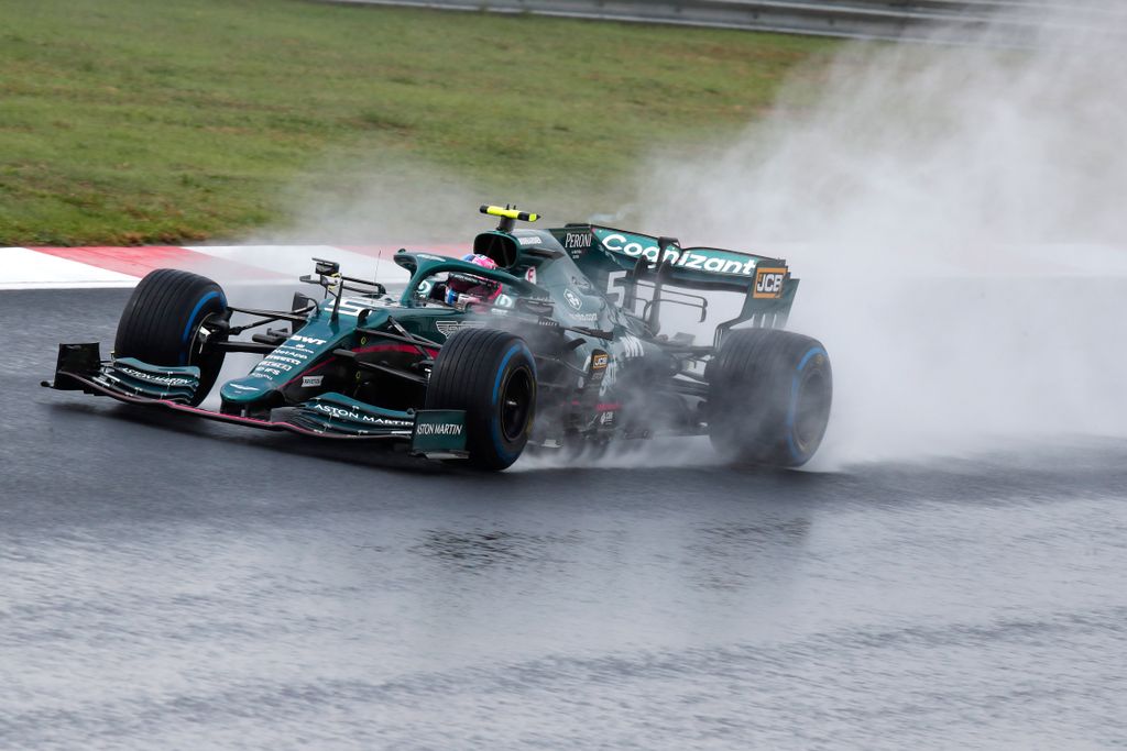 Forma-1, Sebastian Vettel, Aston Martin, Török Nagydíj 2021, szombat 