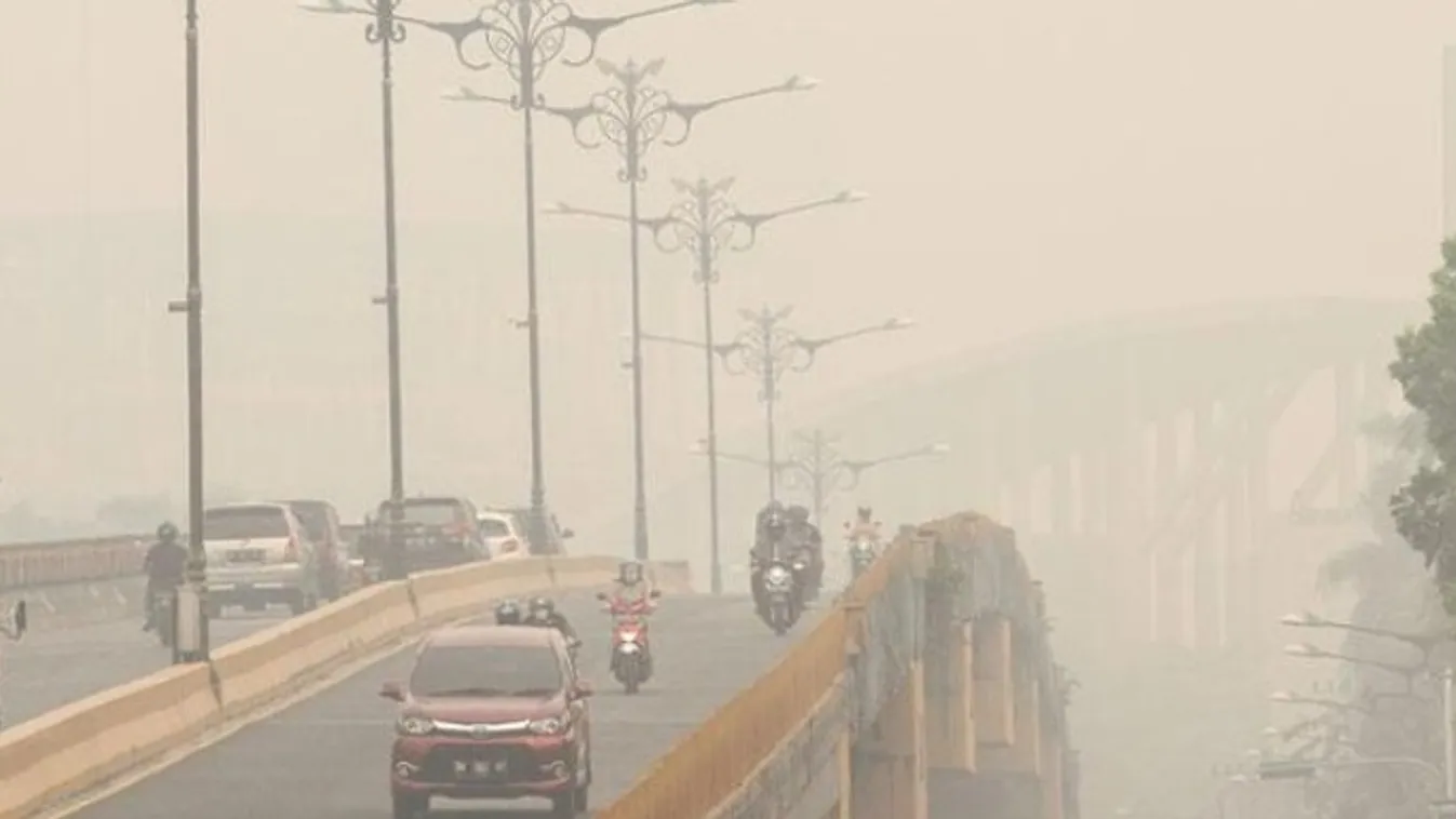 Szumátra, légszennyezettség 