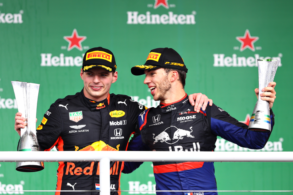 Forma-1, Brazil Nagydíj, Verstappen, Red Bull, Gasly, Toro Rosso 