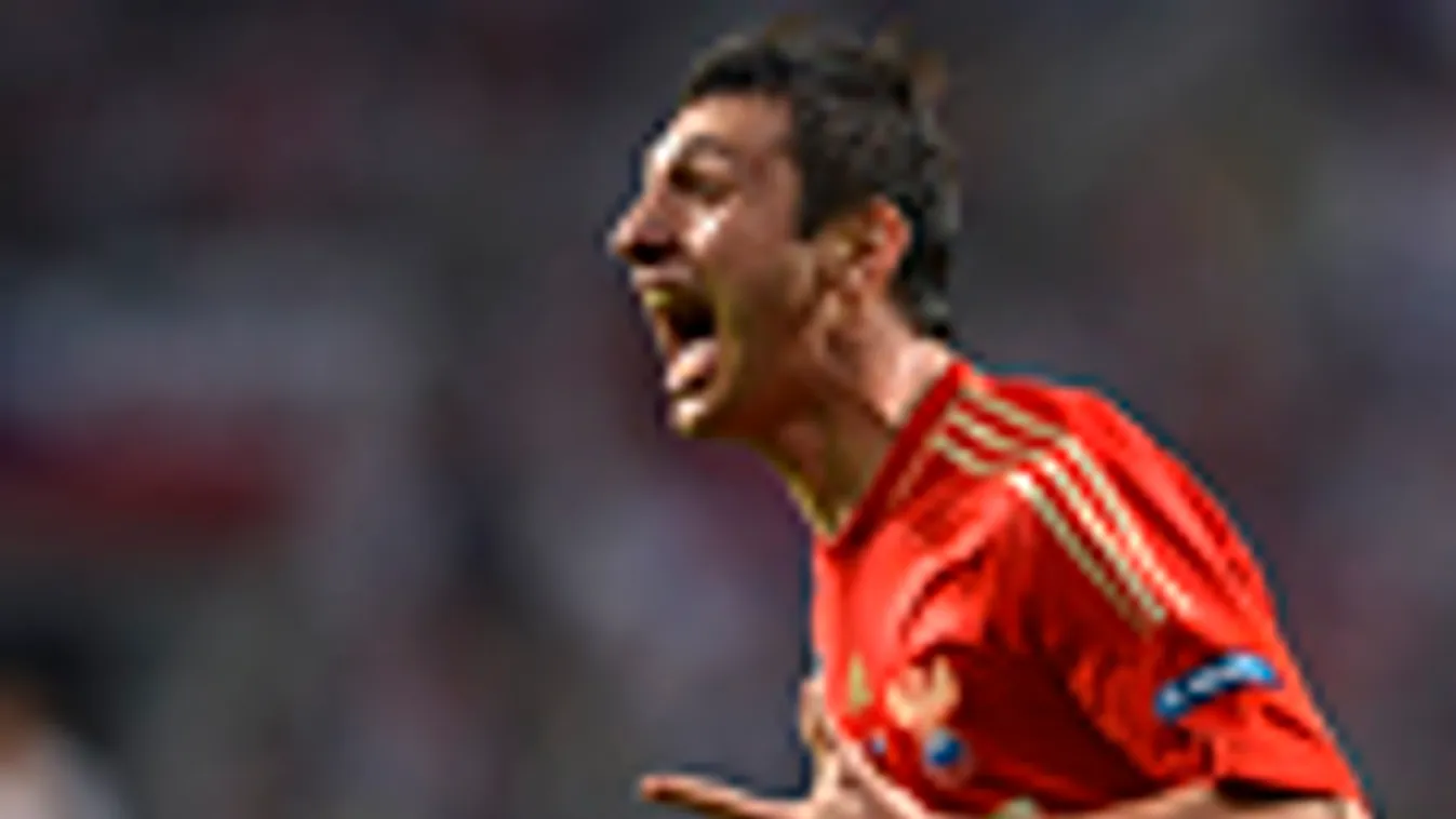 EURO 2012, foci Eb, Alan Dzagojev, orosz válogatott góljának örül a csehország elleni mérkőzésen
