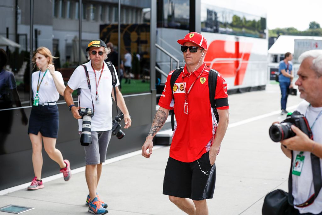 Előkészületek a Forma-1-es Magyar Nagydíjra, Kimi Räikkönen, Scuderia Ferrari 