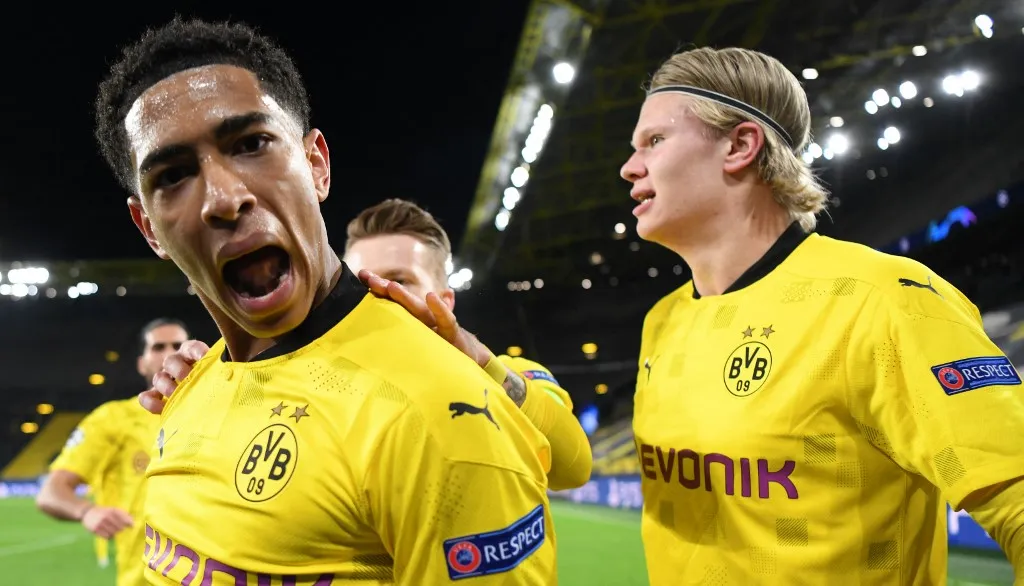 Football: Borussia Dortmund v Manchester City in Champions League quarter final second leg Horizontal 