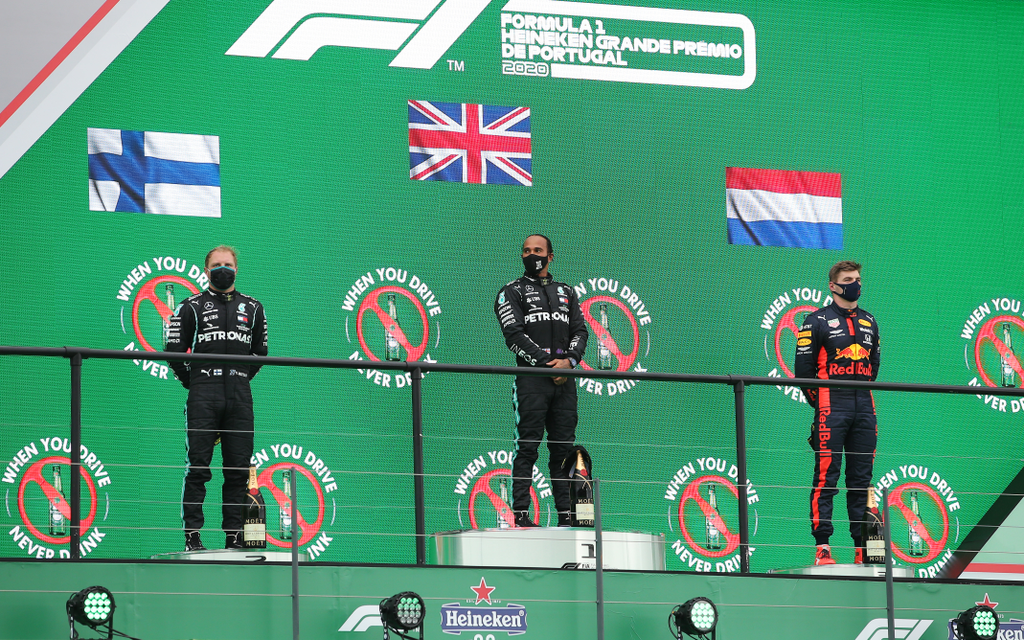 Forma-1, Valtteri Bottas, Lewis Hamilton, Max Verstappen, Portugál Nagydíj 