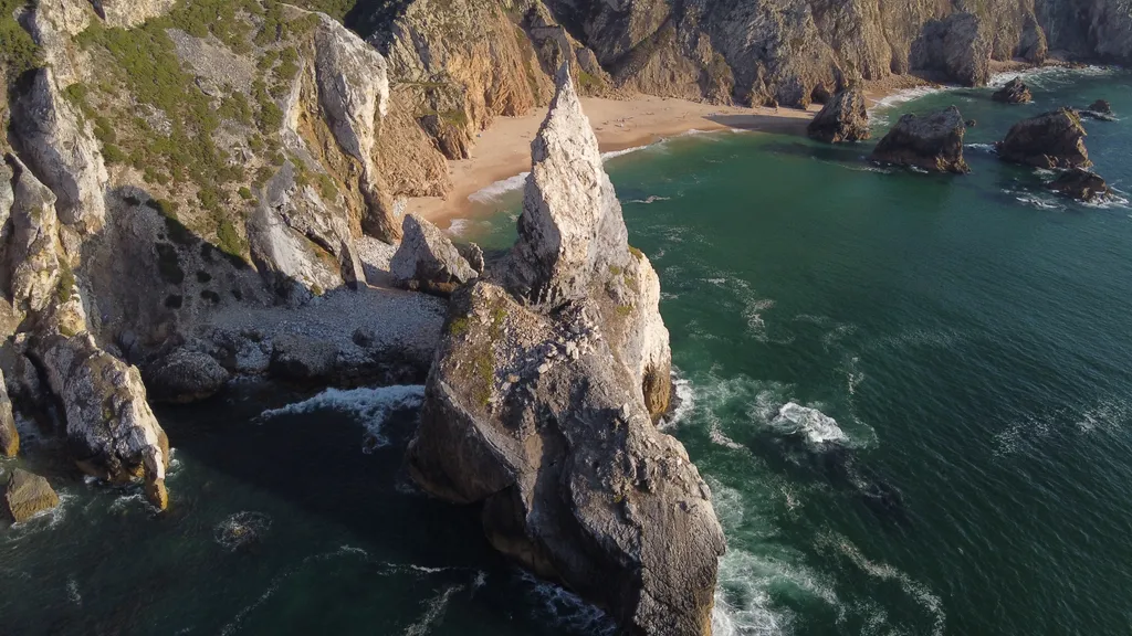 Cabo da Roca, Portugália, Szikla-fok, európai szárazföld legnyugatibb pontja, európa, portugál 