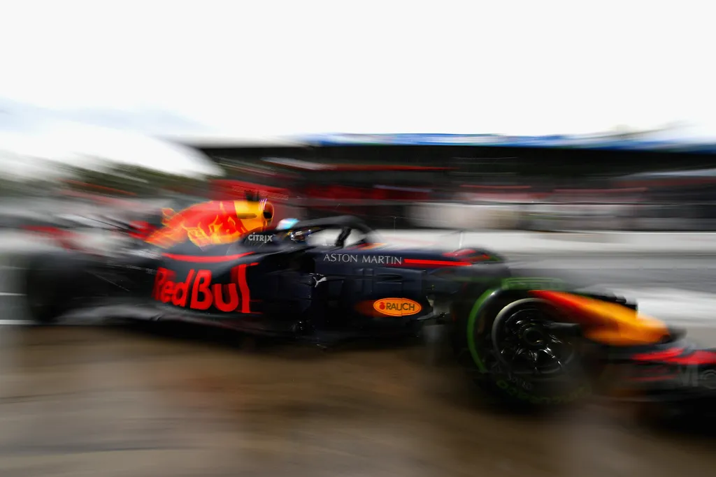 A Forma-1-es Olasz Nagydíj pénteki napja, Daniel Ricciardo, Red Bull Racing 