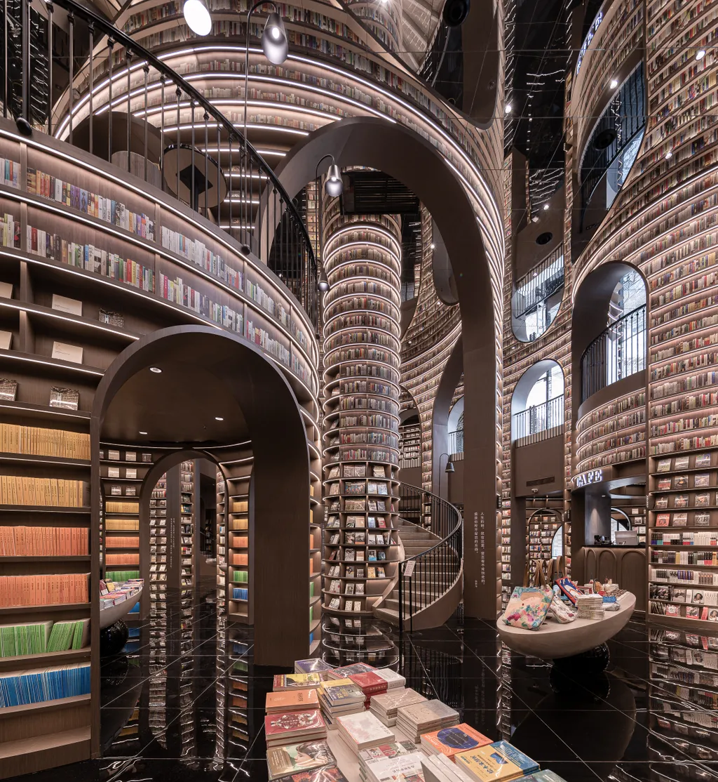 A Csungsuko könyvesbolt a kínai Tucsiangjenben 