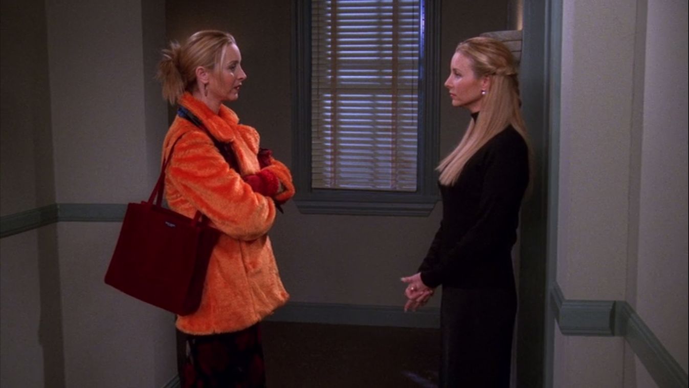 Lisa Kudrow mint Phoebe és Ursula a Jóbarátokban 