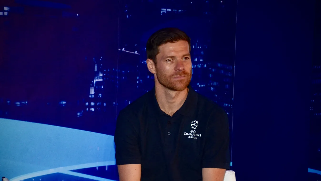 Xabi Alonso highlights fan meeting event in Shanghai China Chinese Shanghai football player Luis Figo Xabi Alonso Horizontal 