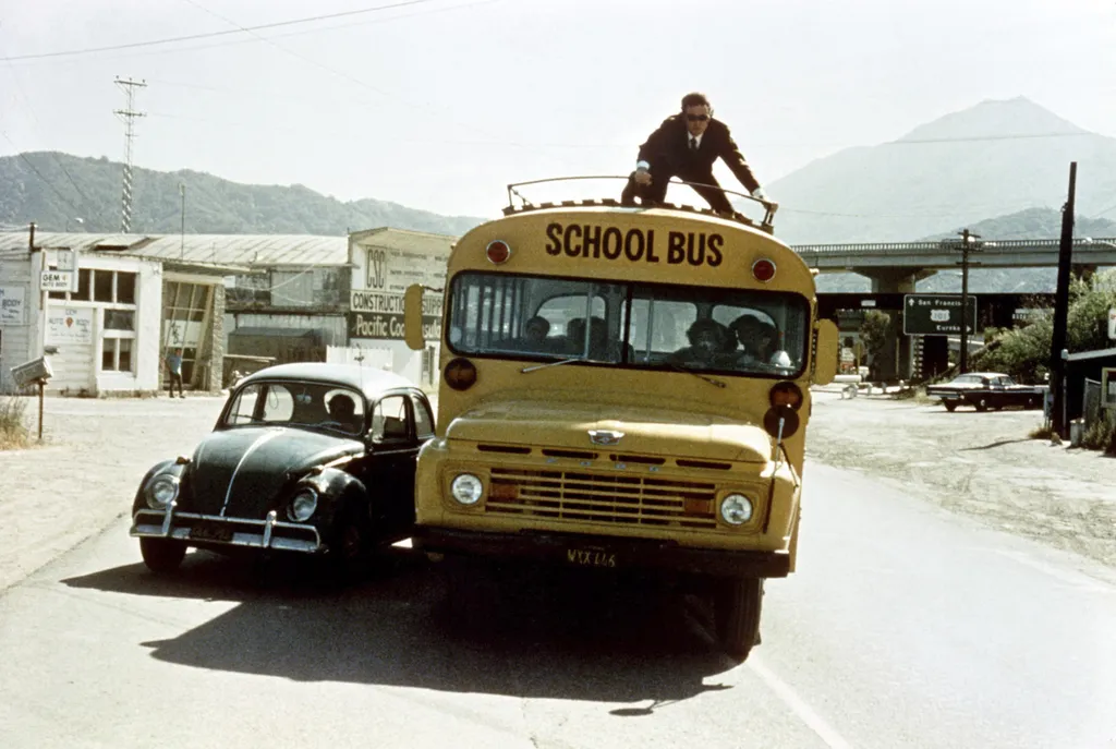 L'INSPECTEUR HARRY - DIRTY HARRY (1971) bus scolaire Horizontal SCHOOL BUS 