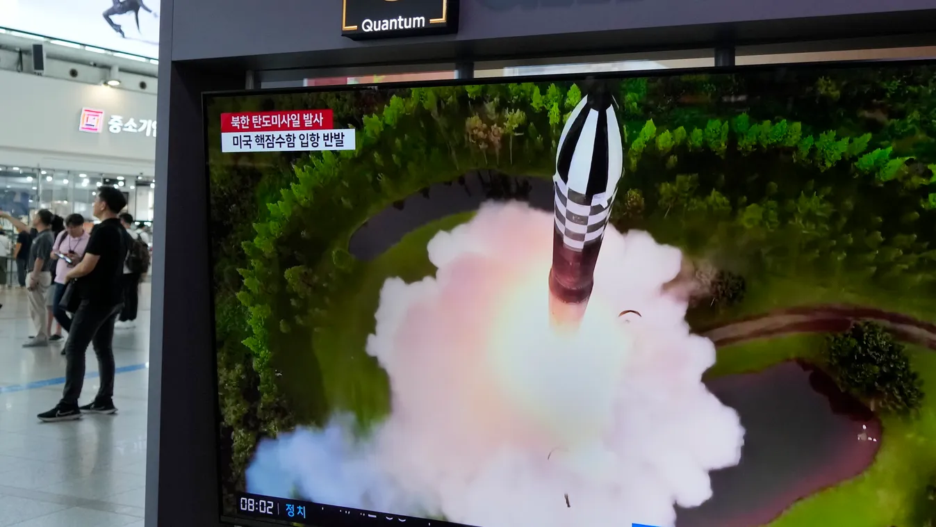 Észak-koreai rakétakísérlet. 