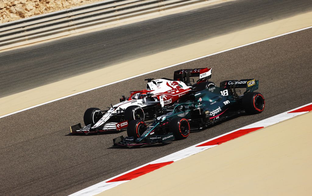 Forma-1, Kimi Räikkönen, Alfa Romeo, Aston Martin, Lance Stroll, Bahreini Nagydíj 