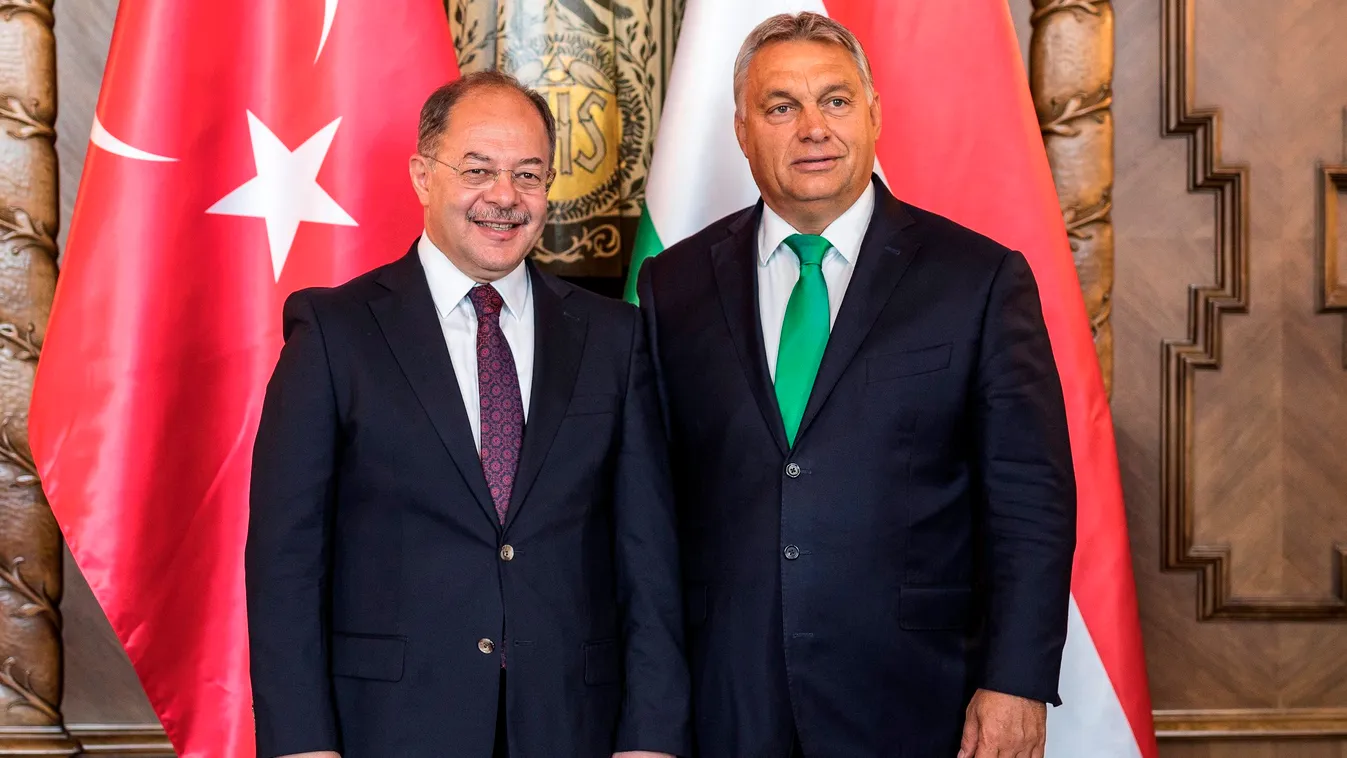 Orbán Viktor fogadta a török miniszterelnök-helyettest 