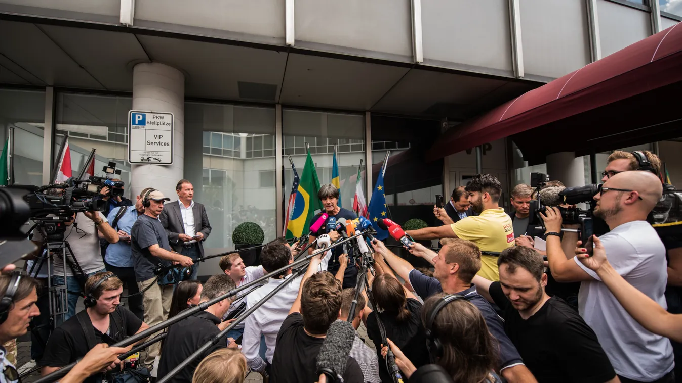 World Cup 2018 - Germany football team arrives in Frankfurt Sports soccer FOOTBALL German Germany TEAM 