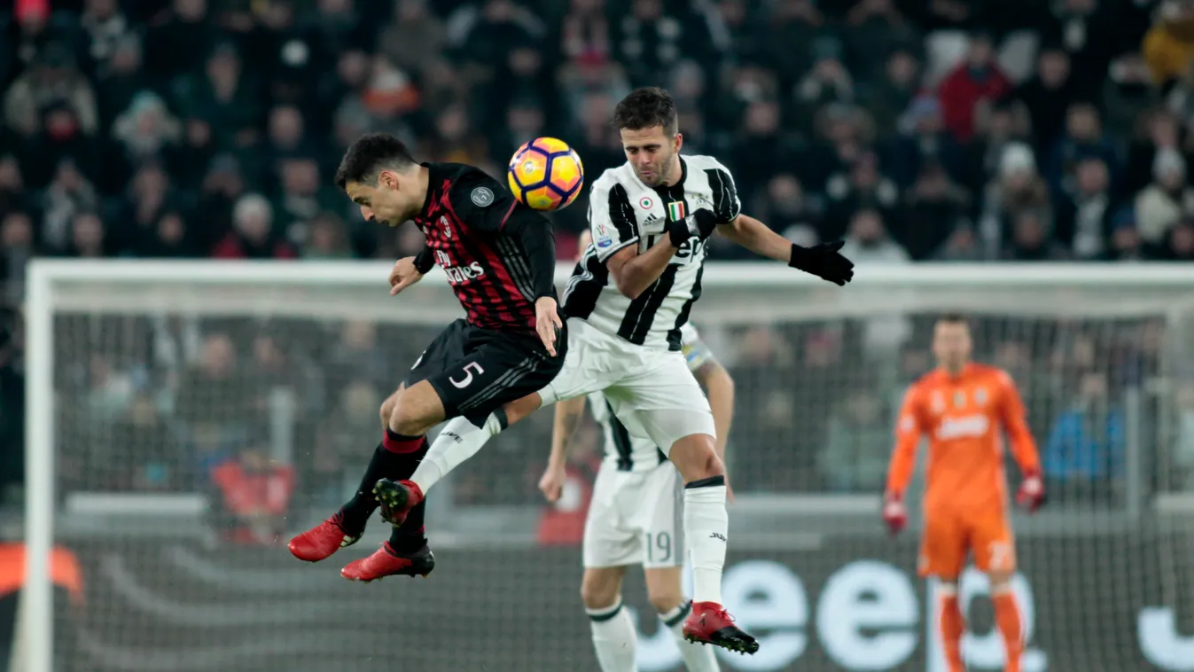 Juventus v Milan - Tim Cup  NurPhoto A.C. Milan COMMEMORATION Club Soccer Coppa Italia HORIZONTAL Italy Juventus F.C. Juventus Stadium Match - Sport Opening Event Paulo Dybala Photography Scoring Scoring a Goal Soccer SOCCER PLAYER SPORT Team Sport Turin 