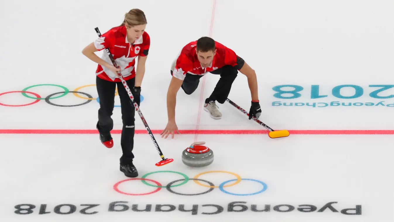 Curling Mixed Doubles / Canada wins / PyeongChang Olympics 