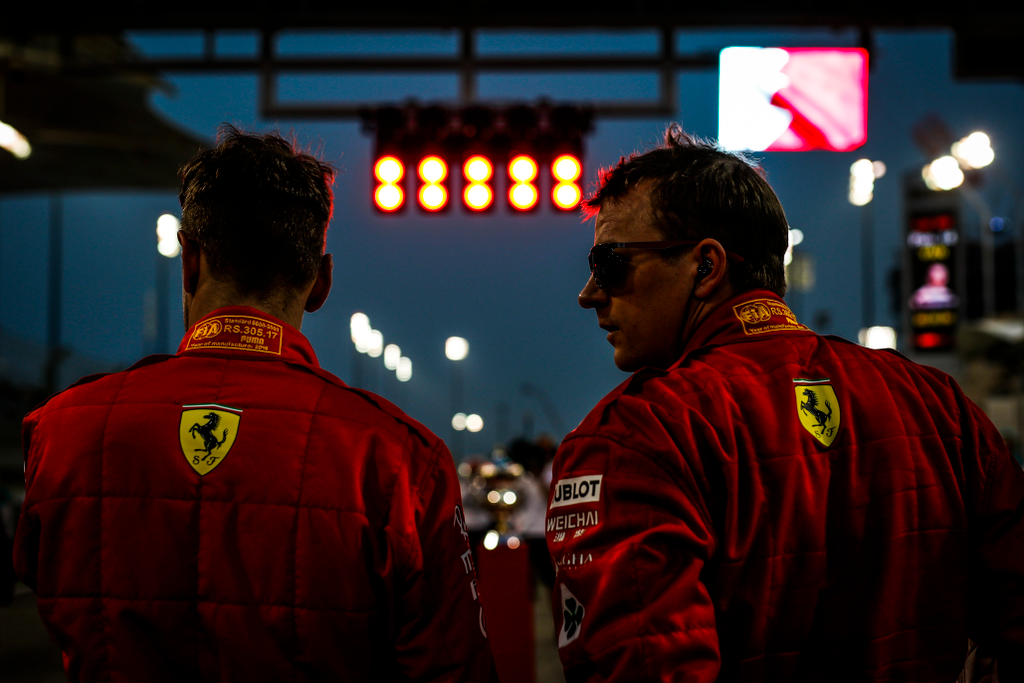 A Forma-1-es Bahreini Nagydíj, Sebastian Vettel, Kimi Räikkönen, Scuderia Ferrari 