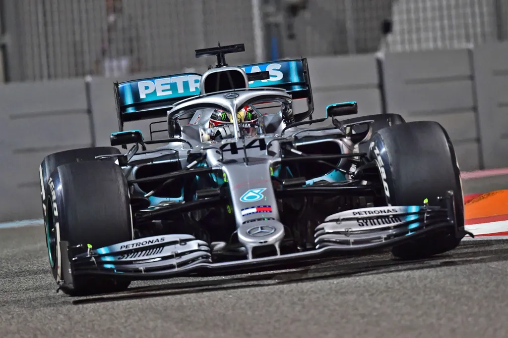 Forma-1, Lewis Hamilton, Mercedes, Abu-dzabi Nagydíj 2019, második szabadedzés 