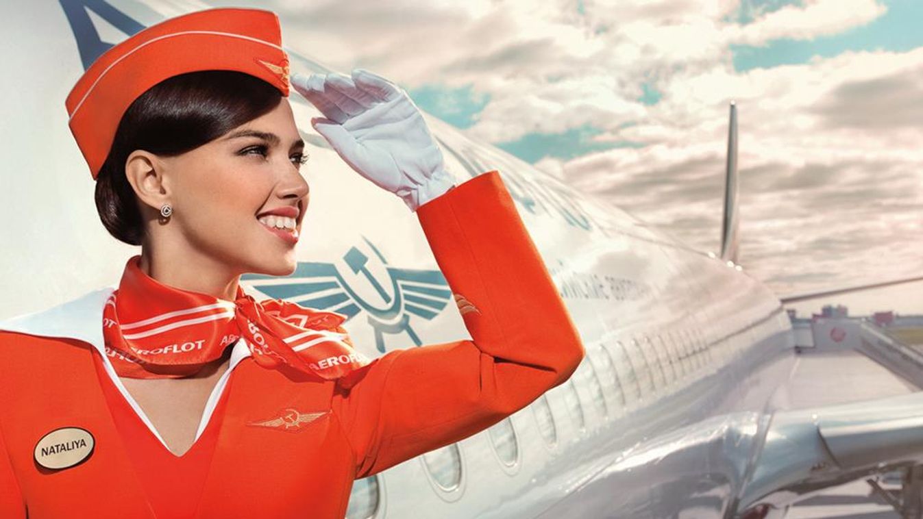 Aeroflot stewardess 