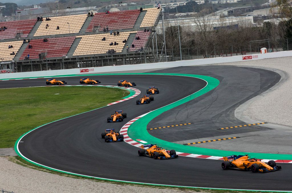 A Forma-1 előszezoni tesztje Barcelonában - 7. nap, Stoffel Vandoorne, McLaren Racing 