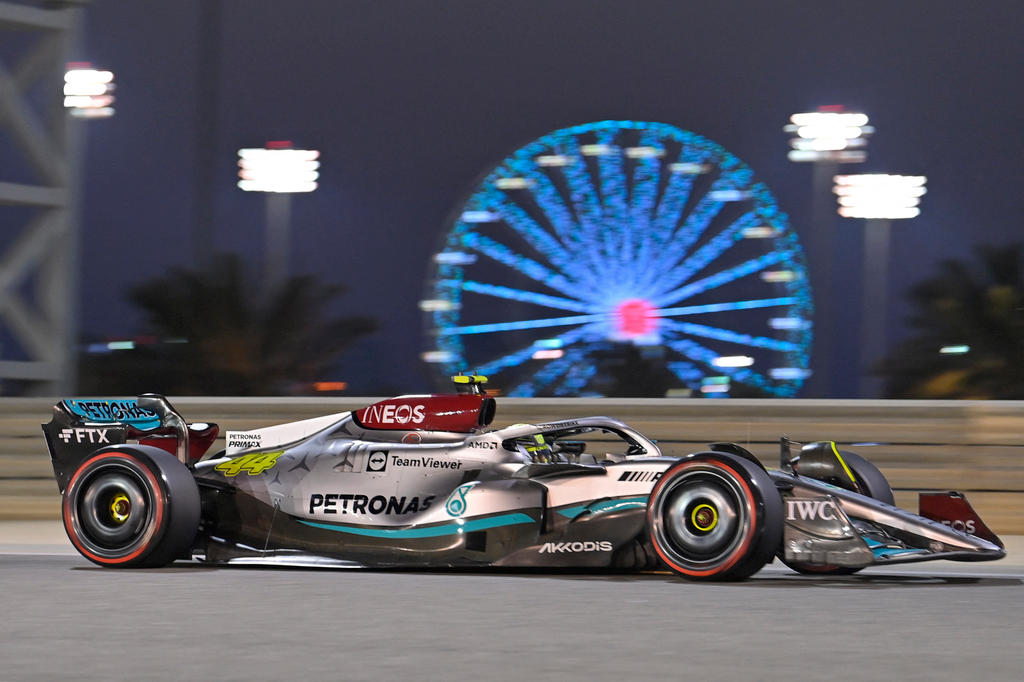 Forma-1, Bahreini Nagydíj, időmérő, Lewis Hamilton, Mercedes 