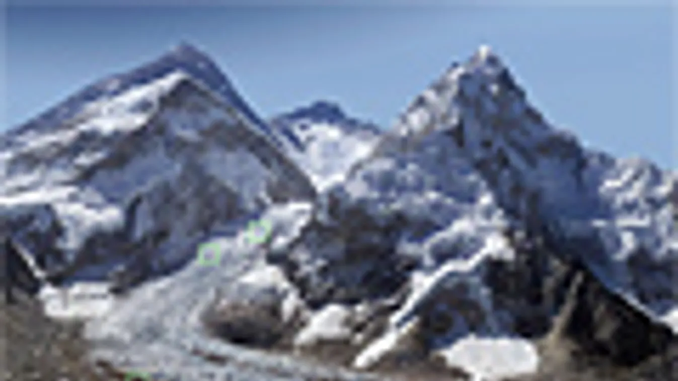 panorámakép a Mount Everestről, 2000 megapixeles fotó