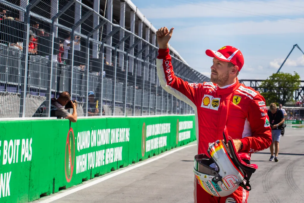 A Forma-1-es Kanadai Nagydíj szombati napja, Sebastian Vettel, Scuderia Ferrari 