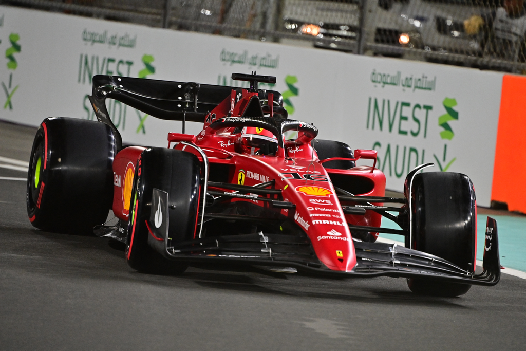 Forma-1, Charles Leclerc, Ferrari, Szaúd-arábiai Nagydíj 2022, péntek 