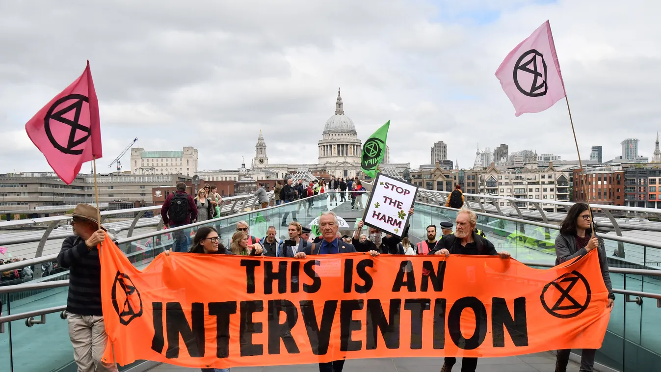 Extinction Rebellion, tüntetés, London 