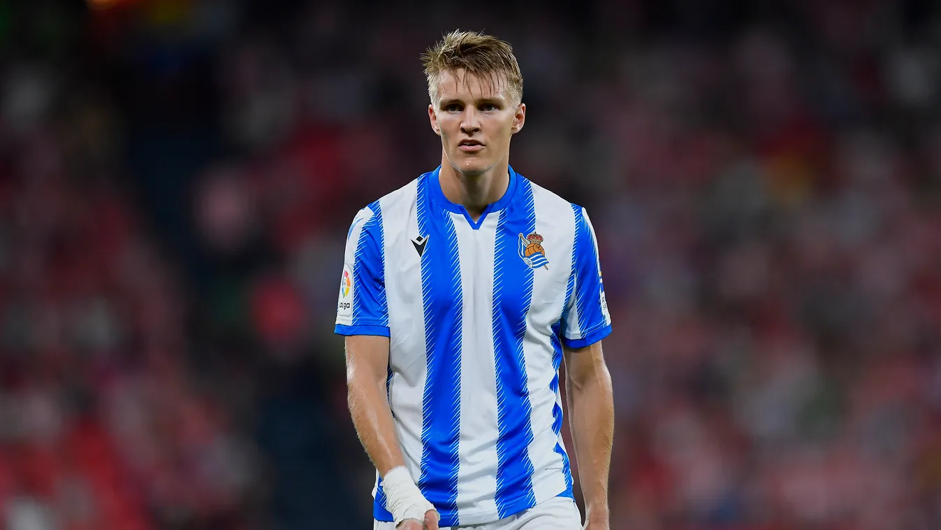 Athletic Club v Real Sociedad  - La Liga FOOTBALL SPORT Spain La Liga Santander Athletic Club Real Sociedad Martin Odegaard 