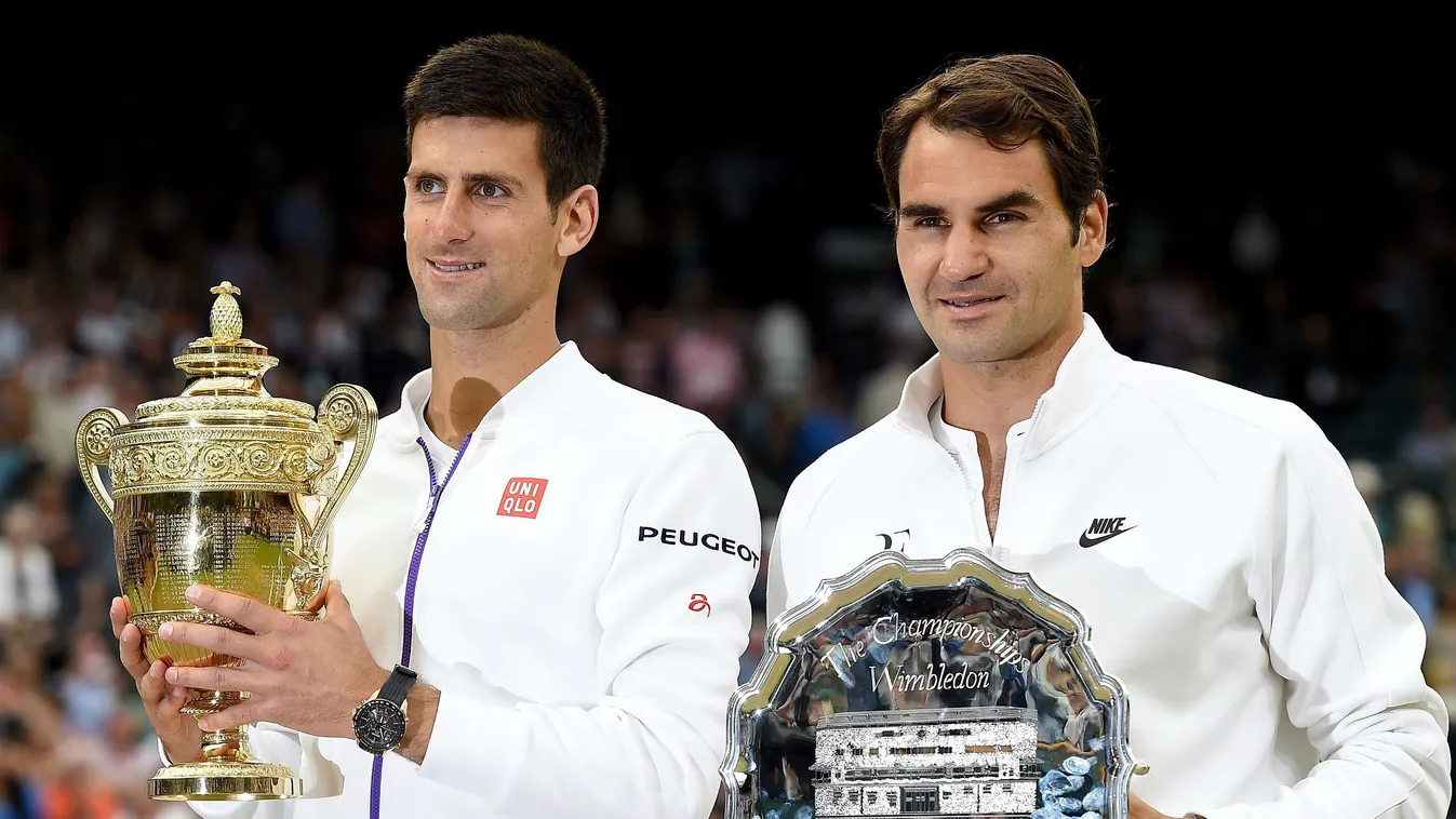 Novak Djokovic Roger Federer a wimbledoni tenisztorna döntője után 